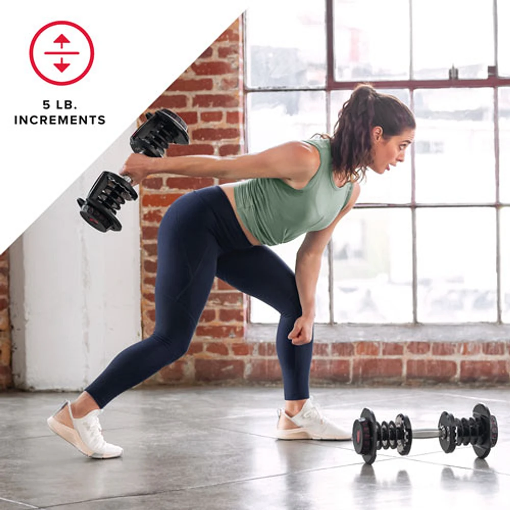Haltère SelectTech 1090 de Bowflex - Abonnement gratuit de 2 mois à JRNY*