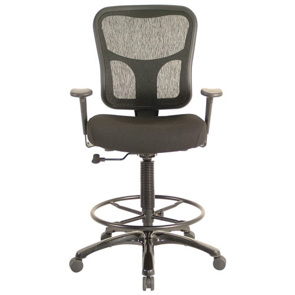 Chaise à dessin ergonomique en tissu à dossier mi-hauteur Tempur-Pedic de Temp By Raynor