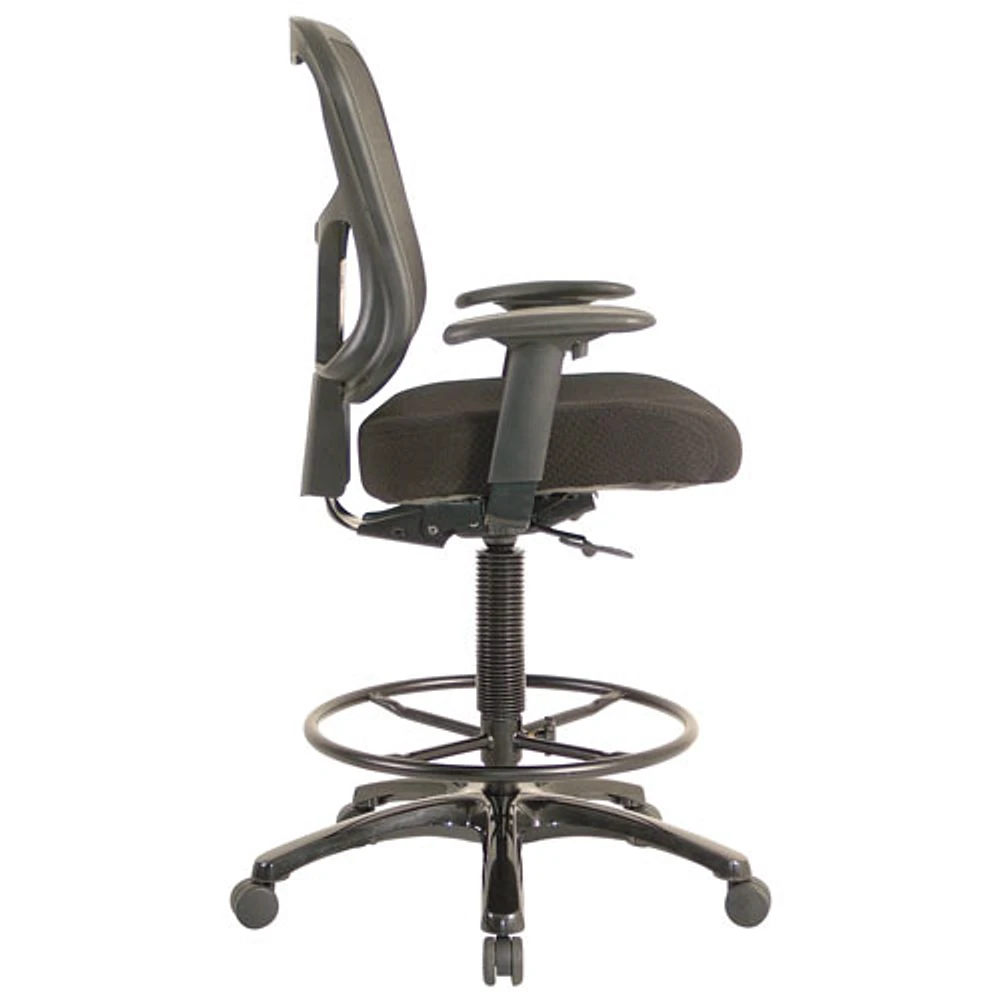 Chaise à dessin ergonomique en tissu à dossier mi-hauteur Tempur-Pedic de Temp By Raynor