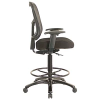 Chaise à dessin ergonomique en tissu à dossier mi-hauteur Tempur-Pedic de Temp By Raynor