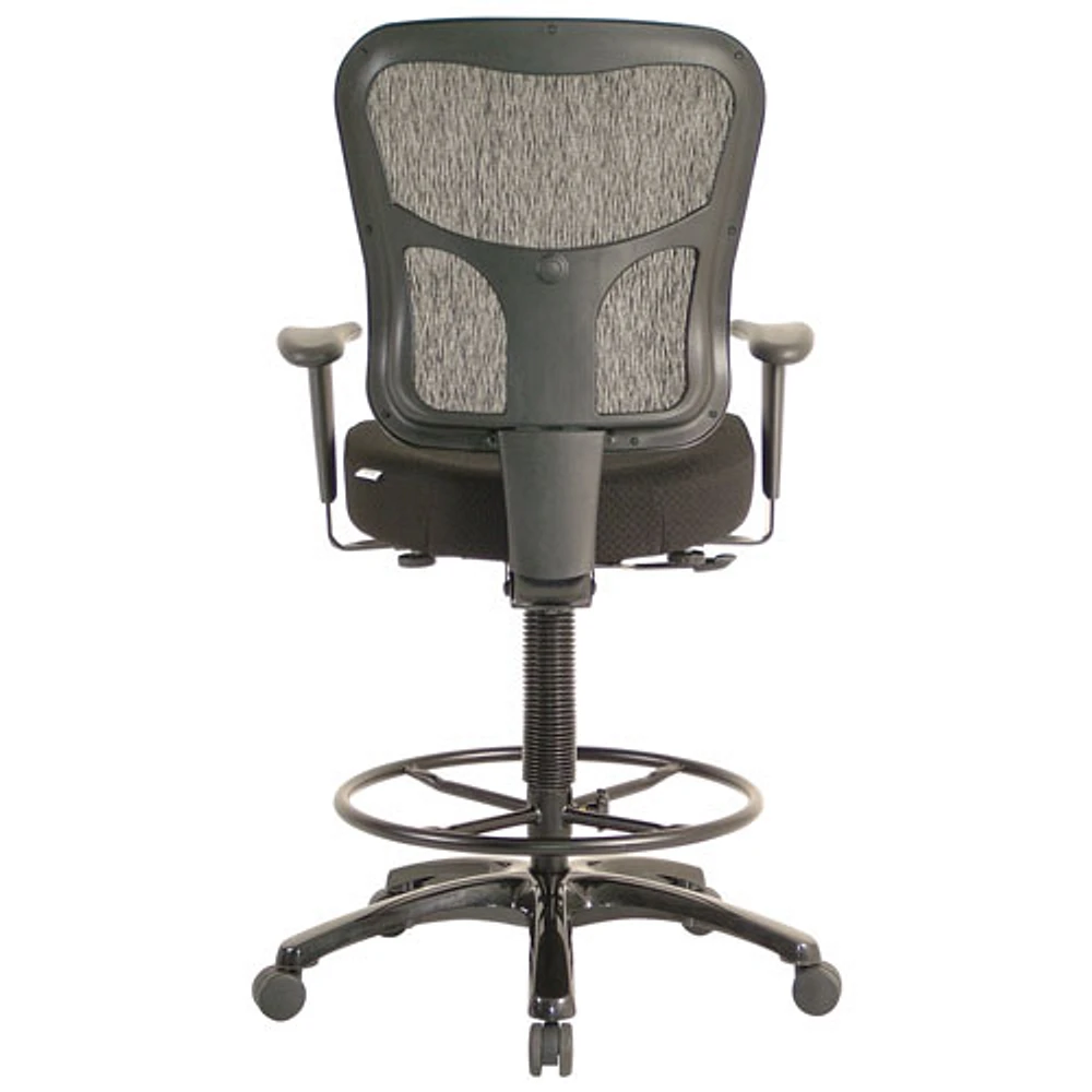 Chaise à dessin ergonomique en tissu à dossier mi-hauteur Tempur-Pedic de Temp By Raynor