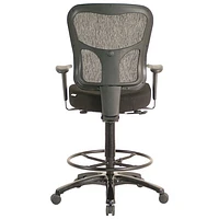 Chaise à dessin ergonomique en tissu à dossier mi-hauteur Tempur-Pedic de Temp By Raynor