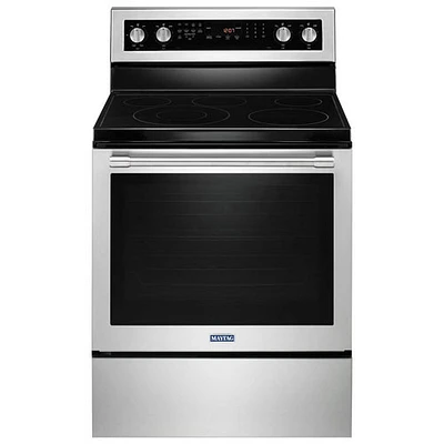 Cuisinière électrique à surface lisse de 30 po de Maytag (YMER8800FZ) - Inox - BO - Parfait état