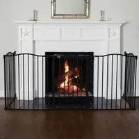 Bily Superyard Hardware Mounted/Freestanding Safety Gate - Black