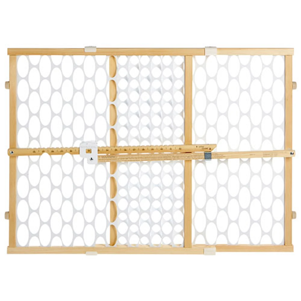 Barrière de sécurité à pression Quick-Fit de North States - Naturel - Blanc