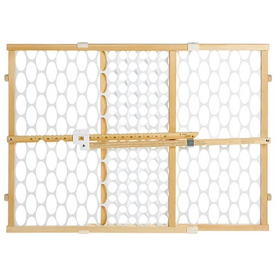 Barrière de sécurité à pression Quick-Fit de North States - Naturel - Blanc
