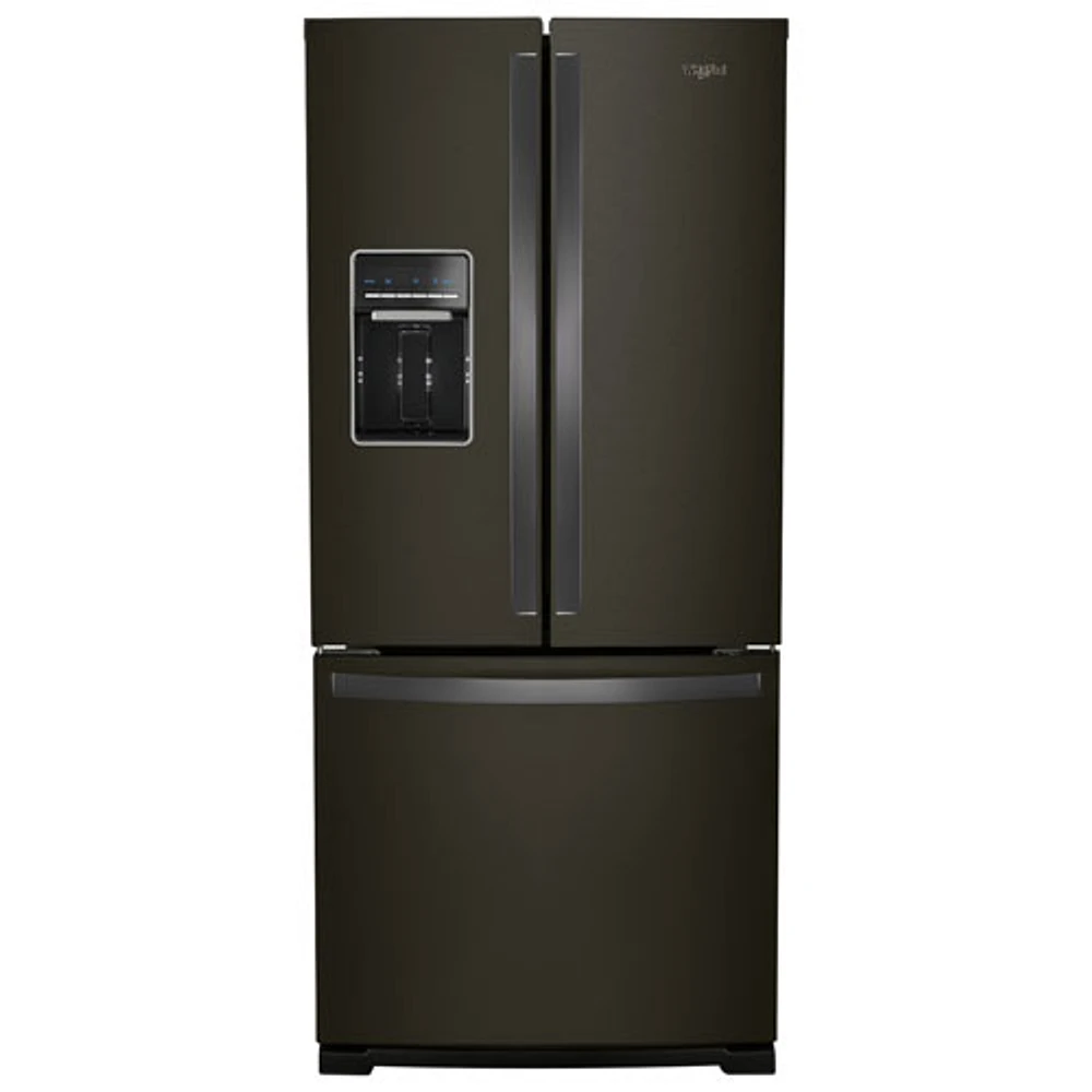 Whirlpool 30" 19.7 Cu. Ft. French Door Refrigerator (WRF560SEHV) - Black Stainless Steel