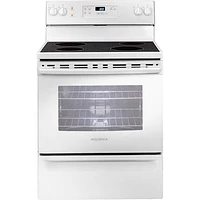 Insignia 30" 5 Cu. Ft. Electric Range (NS-RNE4BMWH9-C) - White on White - Only at Best Buy
