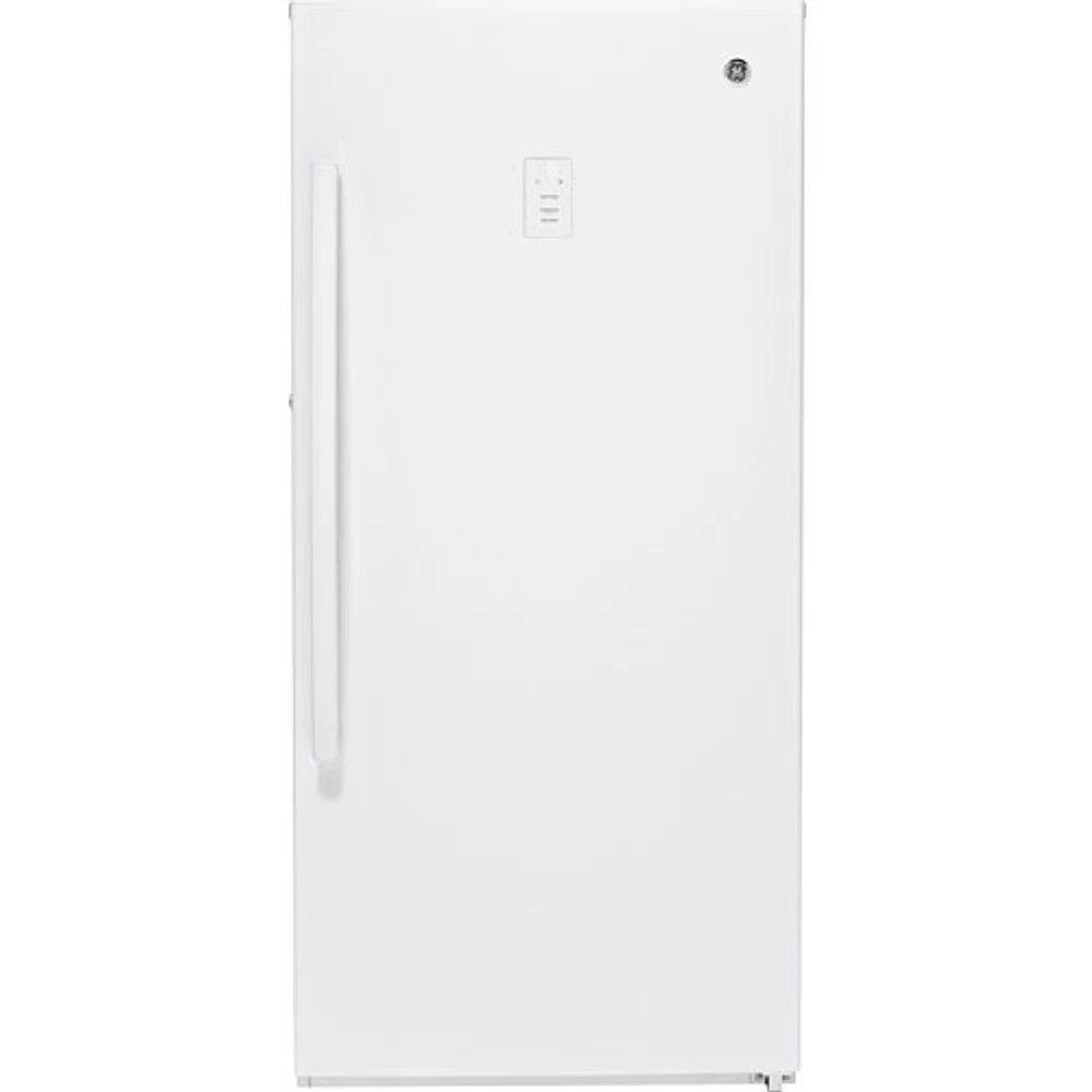 GE 14.1 Cu. Ft. Frost-Free Upright Freezer (FUF14SMRWW)