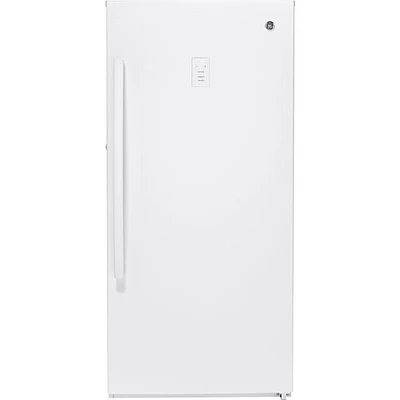 Congélateur vertical sans givre 14,1 pi³ de GE (FUF14SMRWW)