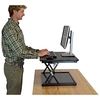 Dispositif de conversion en bureau debout CHANGEdesk Mini d'Uncaged Ergonomics - Noir