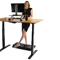 Tapis actif antifatigue pour bureau debout d'Uncaged Ergonomics - Noir