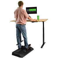 Tapis actif antifatigue pour bureau debout d'Uncaged Ergonomics - Noir