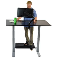 Tapis actif antifatigue pour bureau debout d'Uncaged Ergonomics - Noir
