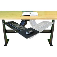 Uncaged Ergonomics KT1 Adjustable Ergonomic Keyboard Tray - Black