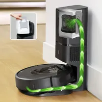 Aspirateur robot connecté Wi-Fi Roomba i7+ à élimination automatique de la poussière d'iRobot (7550)