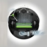 Aspirateur robot connecté Wi-Fi Roomba i7+ à élimination automatique de la poussière d'iRobot (7550)