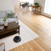Aspirateur robot connecté Wi-Fi Roomba i7+ à élimination automatique de la poussière d'iRobot (7550)