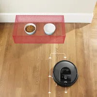 Aspirateur robot connecté Wi-Fi Roomba i7+ à élimination automatique de la poussière d'iRobot (7550)