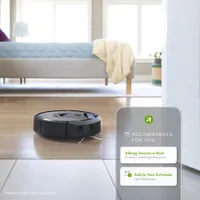 Aspirateur robot connecté Wi-Fi Roomba i7+ à élimination automatique de la poussière d'iRobot (7550)