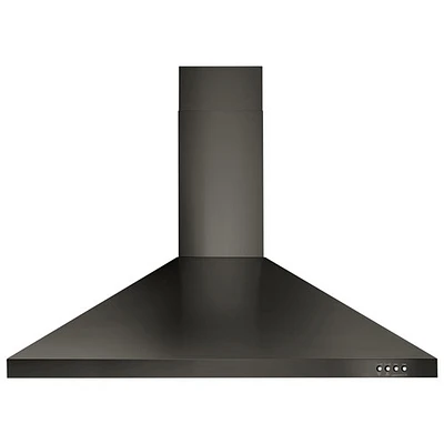 Whirlpool 36" Wall Mount Range Hood (WVW53UC6HV) - Black Stainless