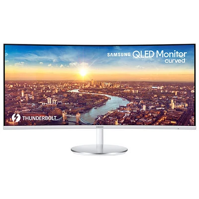 Samsung 34" WQHD 100Hz 4ms GTG Curved VA LED Monitor (LC34J791WTNXZA) - Grey