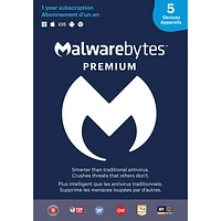Malwarebytes (PC/Mac) - 5 Devices - 1 Year