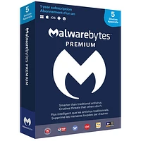 Malwarebytes (PC/Mac) - 5 Devices - 1 Year