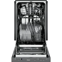 Haier 18" 50dB Built-In Dishwasher (QDT125SSLSS) - Stainless Steel