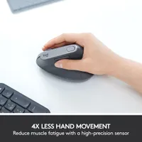 Logitech MX Vertical Ergonomic Wireless Optical Mouse - Black