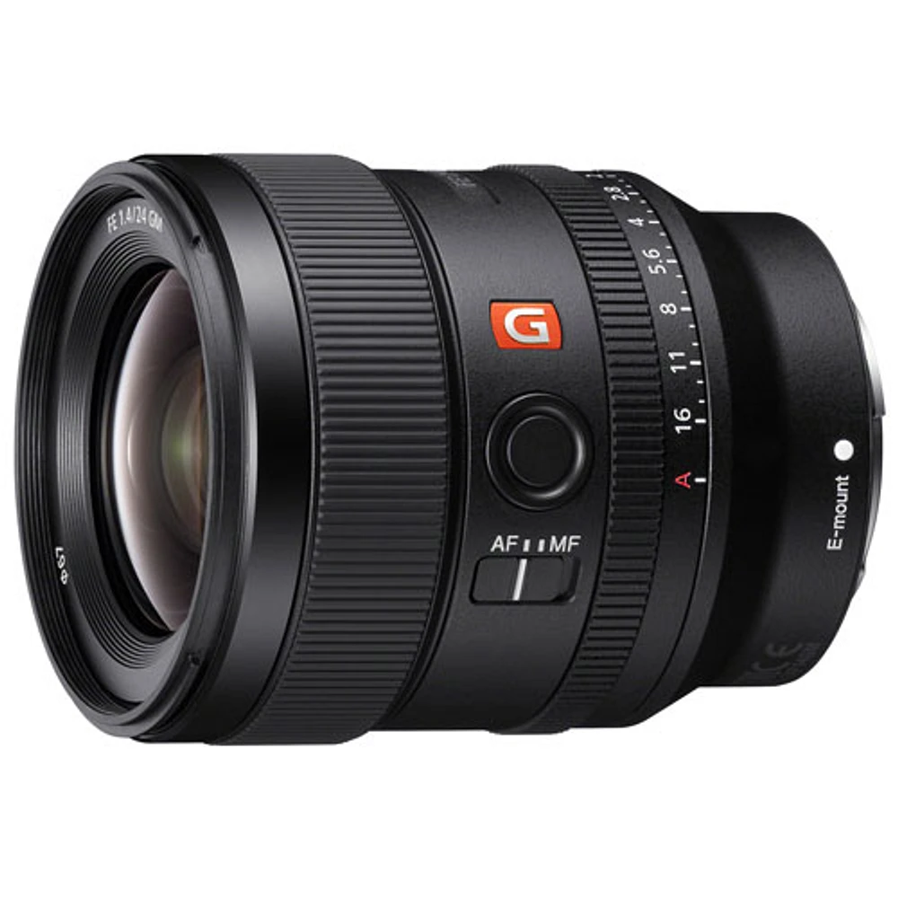 Sony E-Mount Full-Frame FE 24mm f/1.4 Premium G Master Wide Angle Prime Lens