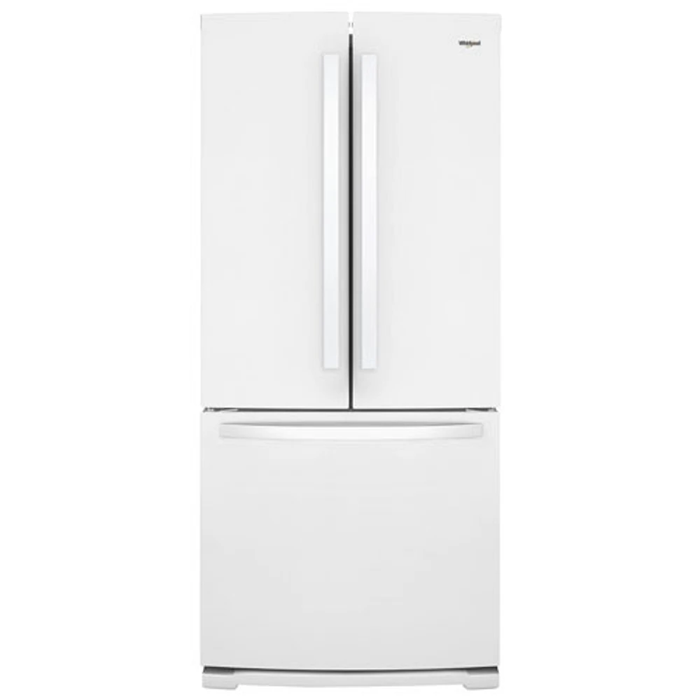 Whirlpool 30" 19.7 Cu. Ft. French Door Refrigerator (WRF560SFHW) - White