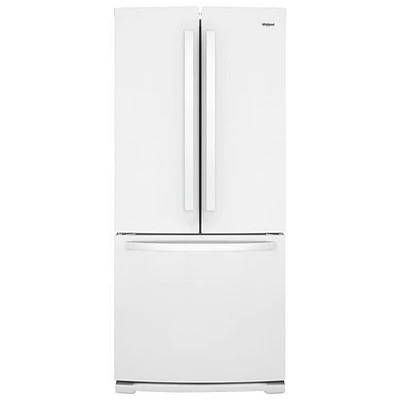Whirlpool 30" 19.7 Cu. Ft. French Door Refrigerator (WRF560SFHW) - White