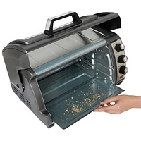 Hamilton Beach Easy Reach 6-Slice Convection Toaster/Pizza Oven - 0.26 Cu. Ft./7.4L - Grey