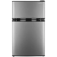 Insignia 3.0 Cu. Ft. Bar Fridge w/Top Freezer (NS-CF30SS9-C) - Grey/Black - Only at Best Buy