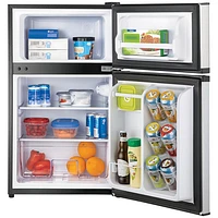 Insignia 3.0 Cu. Ft. Bar Fridge w/Top Freezer (NS-CF30SS9-C) - Grey/Black - Only at Best Buy