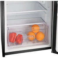 Insignia 3.0 Cu. Ft. Bar Fridge w/Top Freezer (NS-CF30SS9-C) - Grey/Black - Only at Best Buy