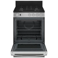 GE 24" 2.9 Cu. Ft. Free-Standing Gas Range (JCGAS640RMSS) - Stainless Steel