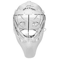 Masque de gardien de but PTG avec protecteur de gorge de Road Warrior pour hockey de rue