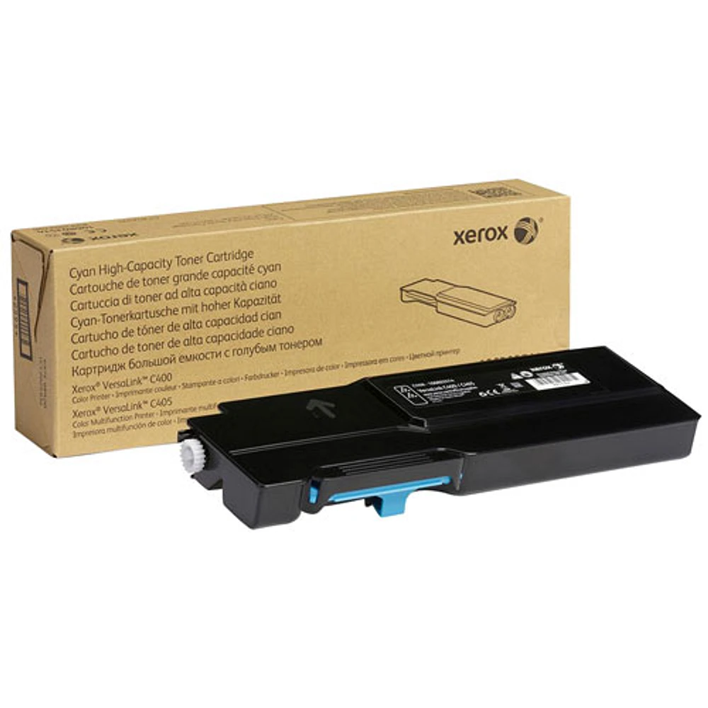 Cartouche d'encre en poudre cyan haute capacité de Xerox pour VersaLink C400/C405 (106R03514)