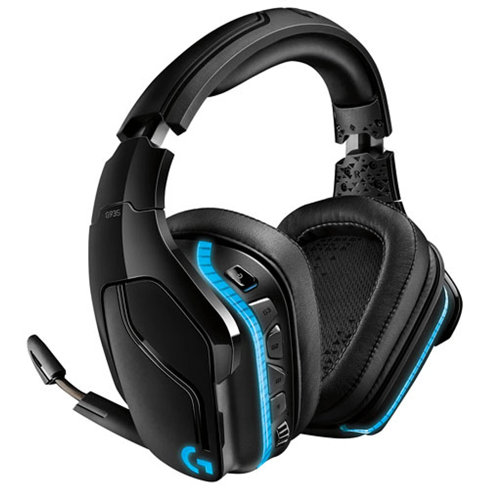 Casque de jeu sans fil RF avec microphone G935 de Logitech - Noir