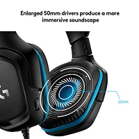 Logitech G432 Gaming Headset with Microphone - Black
