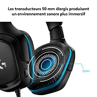 Logitech G432 Gaming Headset with Microphone - Black
