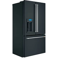 Café 36" 22.2 Cu. Ft. Counter-Depth French Door Refrigerator (CYE22TP3MD1) - Matte Black