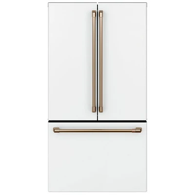 Réfrigérateur à deux portes à profondeur comptoir 23,1 pi³ 36 po Café (CWE23SP4MW2) - Blanc mat
