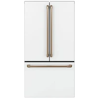 Café 36" 23.1 Cu. Ft. Counter-Depth French Door Refrigerator (CWE23SP4MW2) - Matte White