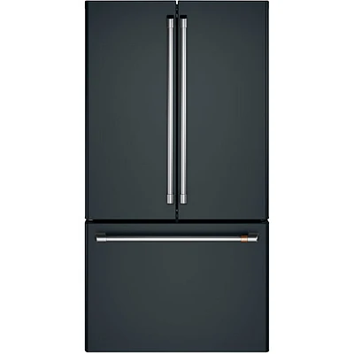 Café 36" 23.1 Cu. Ft. Counter-Depth French Door Refrigerator (CWE23SP3MD1) - Matte Black