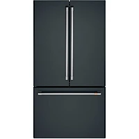 Café 36" 23.1 Cu. Ft. Counter-Depth French Door Refrigerator (CWE23SP3MD1) - Matte Black