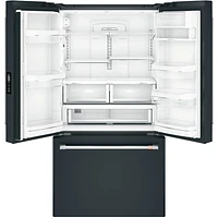 Café 36" 23.1 Cu. Ft. Counter-Depth French Door Refrigerator (CWE23SP3MD1) - Matte Black