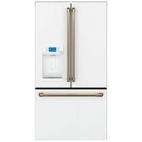 Café 36" 22.2 Cu. Ft. Counter-Depth French Door Refrigerator (CYE22TP4MW2) - Matte White
